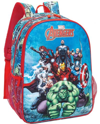 Rucsac pentru școală Kstationery Avengers - Superheroes, cu 2 compartimente - 1