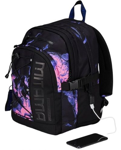 Ghiozdan școlar Mitama BDBF - Pink Smoke, 32 l - 6