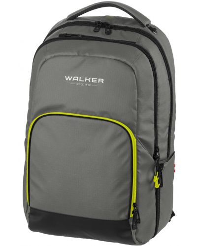 Ghiozdan școlar Walker College - Steel Grey, 2 compartimente - 1