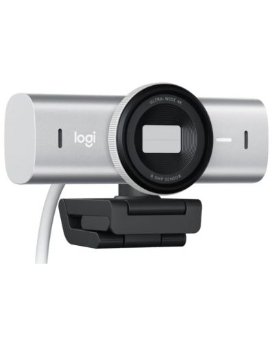 Cameră web Logitech - MX Brio, 4K Ultra HD, Pale Grey - 2