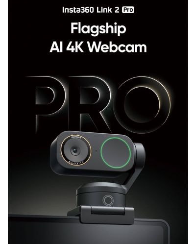 Cameră web Insta360 - Link 2 Pro, 4K, negru | Ozone.ro