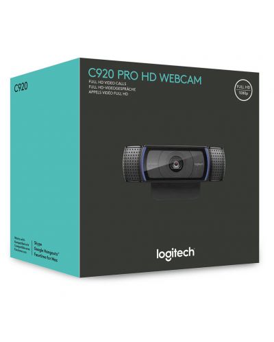Cameră web Logitech - C920 Pro, 1080p, negru - 10