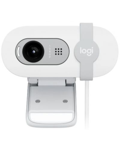 Cameră web Logitech - Brio 100, 1080p, albă - 2