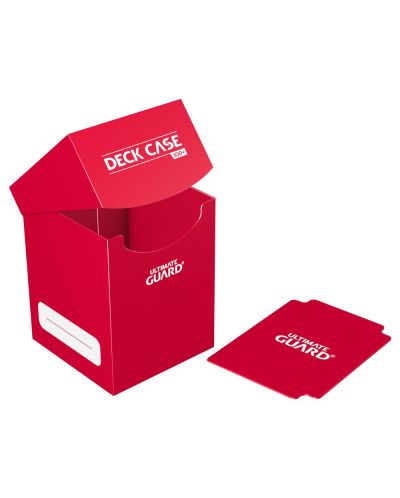 Ultimate Guard Deck Case 100+ Standard Size Red	 - 3