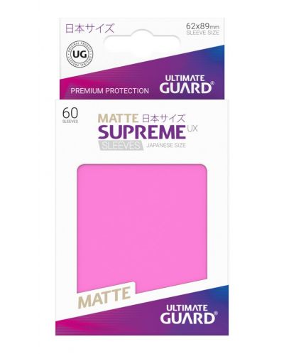 Ultimate Guard Supreme UX Sleeves Yu-Gi-Oh! Matte Pink (60)	 - 3