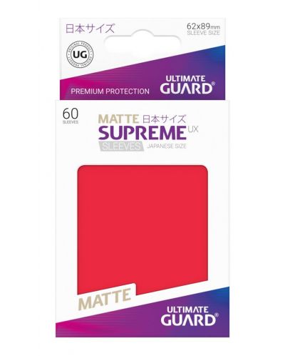 Ultimate Guard Supreme UX Sleeves Yu-Gi-Oh! Matte Red (60)	 - 3