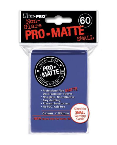 Ultra Pro Card Protector Pack - Small Size (Yu-Gi-Oh!) Pro-matte -  albastre 60 buc. - 1