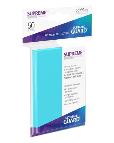 Protectii Ultimate Guard Supreme UX Sleeves - Standard Size - Albastru marin (50 buc.) - 1