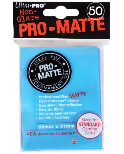  Ultra Pro Card Protector Pack - Standard Size - albastru deschis, mat - 1