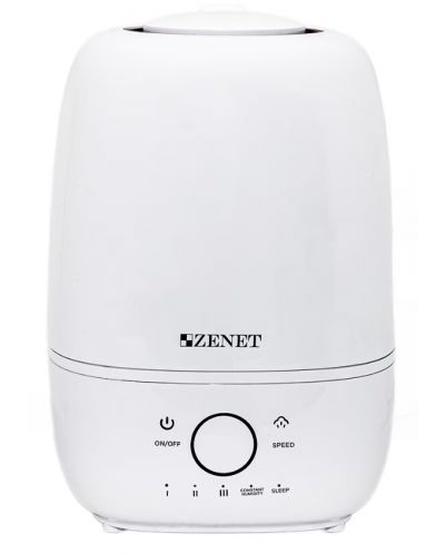 Umidificator de aer cu ultrasunete Zenet - Zet-409, 4.5 l, alb - 1