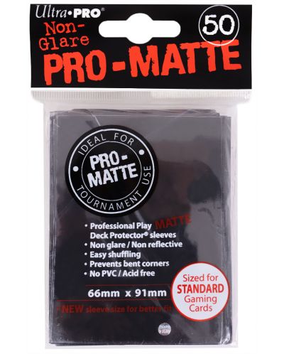 Ultra Pro Card Protector Pack - Standard Size - negre - 1