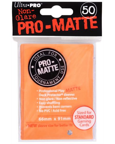 Ultra Pro Card Protector Pack - Standard Size - portocalе  - 1