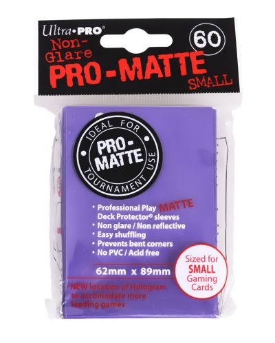 Ultra Pro Card Protector Pack - Small Size (Yu-Gi-Oh!) Pro-matte -  Violet 60 buc. - 1