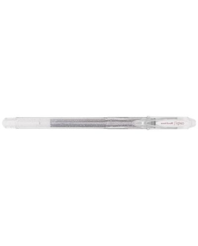 Roller cu gel Uniball Signo Sparkling – Argintiu, 1.0 mm - 1