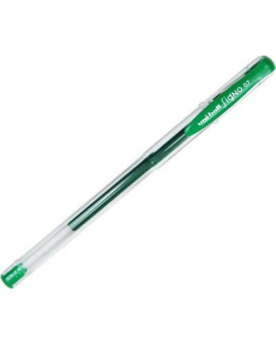 Roller cu gel Uniball Signo – Verde, 0.7 mm - 1