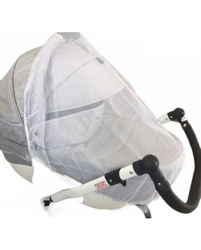 Plasă de țânțari universală pentru căruciorul de copii Adbor - Alb - 1