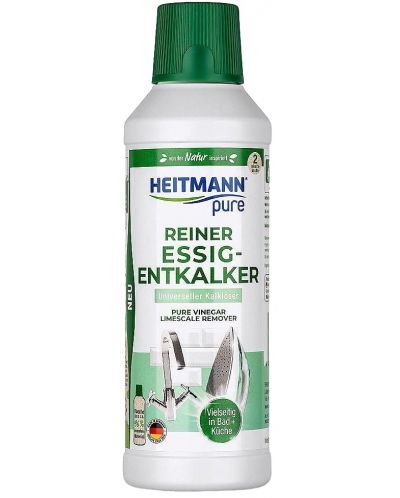 Detergent anti-calcar Heitmann - Pure, 500 ml, cu oțet - 1