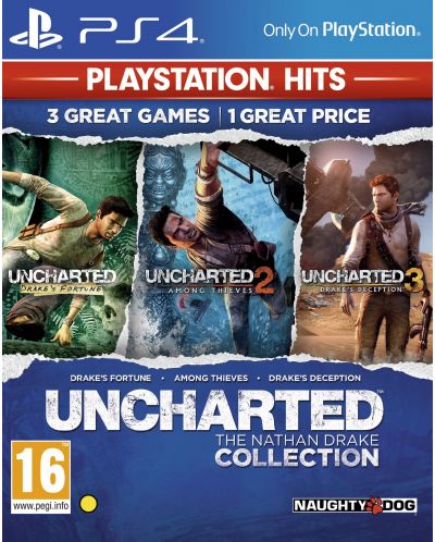 Uncharted: The Nathan Drake Collection - pachet de la 3 jocuri (PS4) - 1
