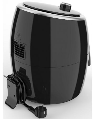 Aparat pentru gătit sănătos Elekom - 20126, Air Fryer, 1200 W, 2.6l, negru - 3