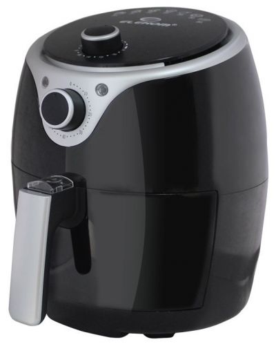 Aparat pentru gătit sănătos Elekom - 20126, Air Fryer, 1200 W, 2.6l, negru - 2