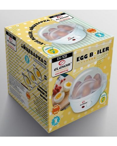 Fierbator de oua Elekom - ЕК-109, 350 W, 7 ouă, alb - 2