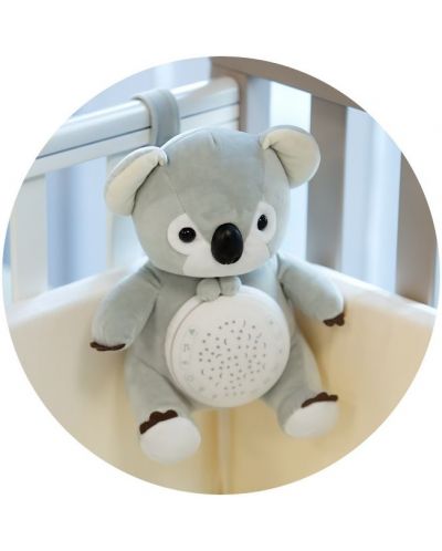 Jucărie de pluș liniștitoare Chipolino - Koala, cu proiector și muzică - 2