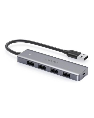 Hub USB Ugreen - CМ219, 4xUSB3.0/USB-A, gri