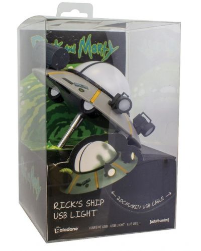Lampa USB Paladone Rick and Morty - Rick's Ship - 4