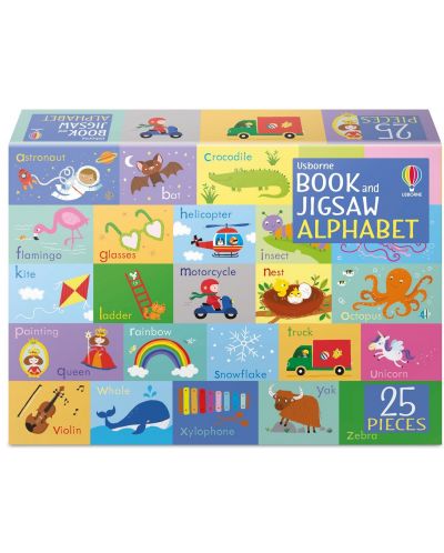 Usborne Book and Jigsaw: Play & Learn Alphabet - 1