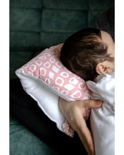 Pernă pentru alăptare BabyJem - Multiway, 26 x 61 cm, roz - 4