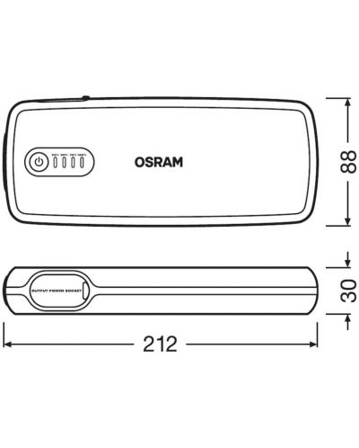 Baterie externă Osram - BATTERYstart, OBSL400, 12V, 16800mAh - 7