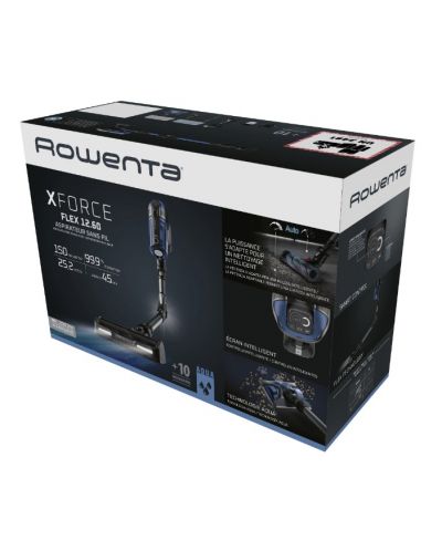 Aspirator vertical Rowenta - XForce Flex 12.60 Aqua, albastru - 8