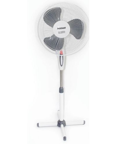 Ventilator Perfect - FM-3212, 3 viteze, 41 cm, alb/gri - 1
