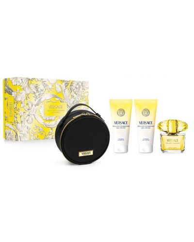 Versace Set cadou Yellow Diamond, cu gentuță, 3 piese | Ozone.ro