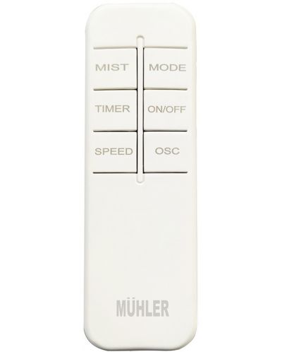 Ventilator Muhler - MF-1679RC, 16", cu picior, vapori, negru/alb - 3
