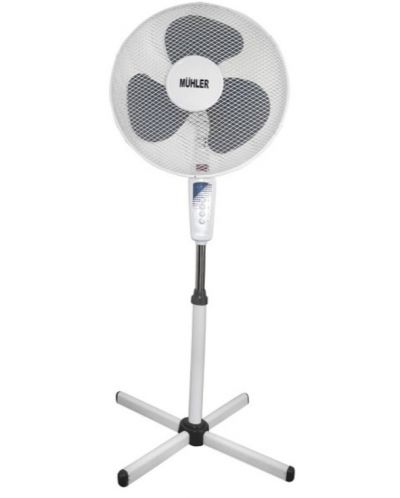 Ventilator Muhler - FM-4040, 3 viteze, 41 cm, gri - 1