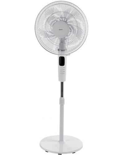 Ventilator Diplomat - DFX-500RC, 3 viteze, 40 cm, alb/gri - 1