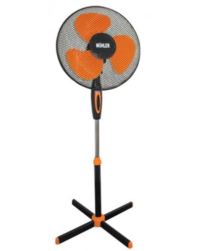 Ventilator Muhler - FM-5070, 3 vitezi, 41 cm, negru/portocaliu - 1