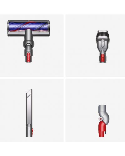 Aspirator vertical Dyson - V8 Origin SV25, Silver/Purple | Ozone.ro