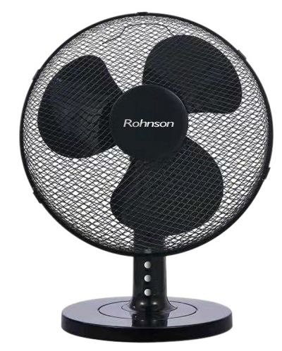 Ventilator Rohnson - R-8371, 3 viteze, 40 cm, negru - 1