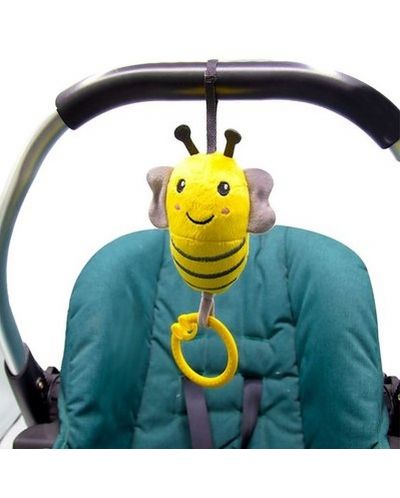 Jucărie vibratoare pentru copii BabyJem - Bee, galben, 15 x 8 cm - 3