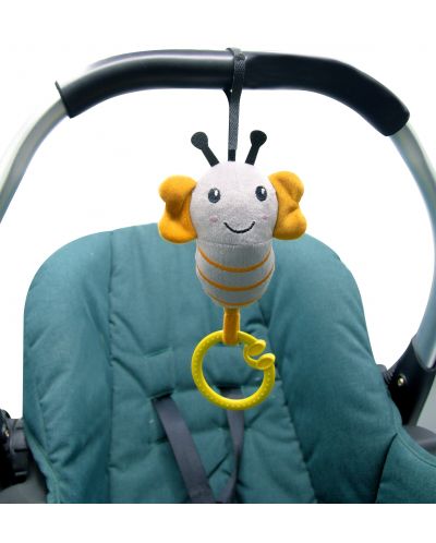 Jucărie vibratoare pentru copii BabyJem - Bee, gri, 15 x 8 cm - 5