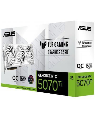 Placă video ASUS - TUF Gaming GeForce RTX 5070 Ti OC, 16GB, GDDR7