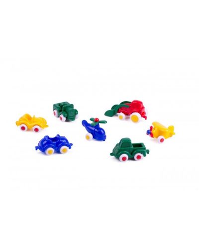Viking Toys Mini Beetles, Mix 7 bucăți, 7 cm, cu cutie cadou - 1
