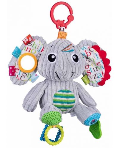 Jucărie suspendată Bali Bazoo - Elephant, cu cutie muzicală - 1