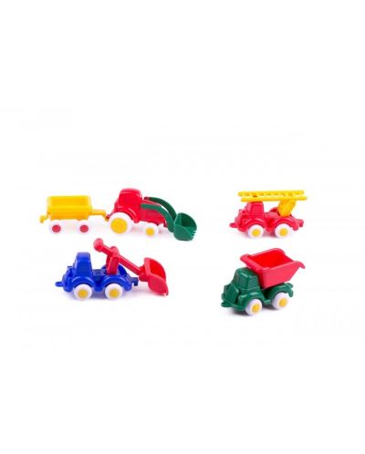 Mini Beetles Viking Toys - Constructorii 7 cm, 5 bucăți, cu cutie cadou - 1