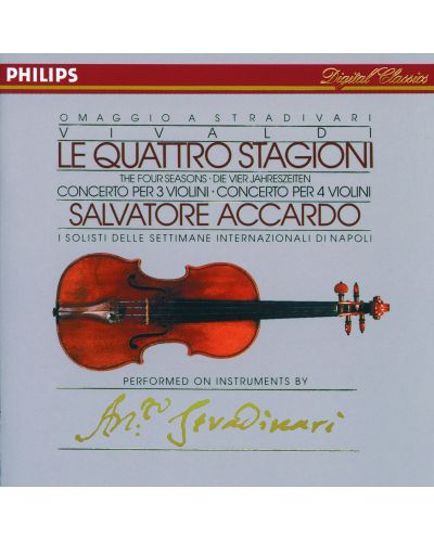 Vivaldi: The Four Seasons; Concertos for 3 & 4 violins (CD) - 1