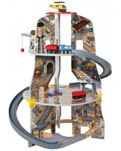 Tren cu șine în spirală pe trei niveluri Acool Toy - 2