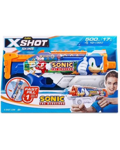 Blaster de apă Zuru X Shot - Skins Sonic - 3