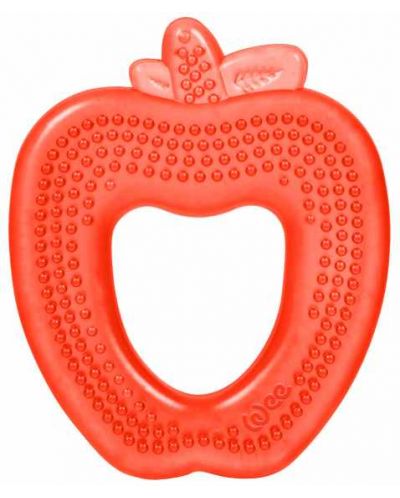 Jucărie pentru dentiție pe apă Wee Baby - Măr roșu - 1